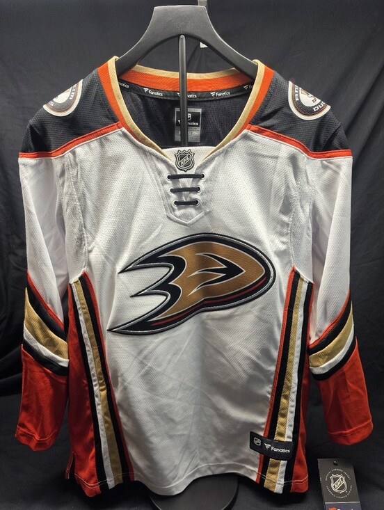 Fanatics Tops - NWT Fanatics Anaheim Ducks Women's White Away Breakaway Jersey Blank Size S